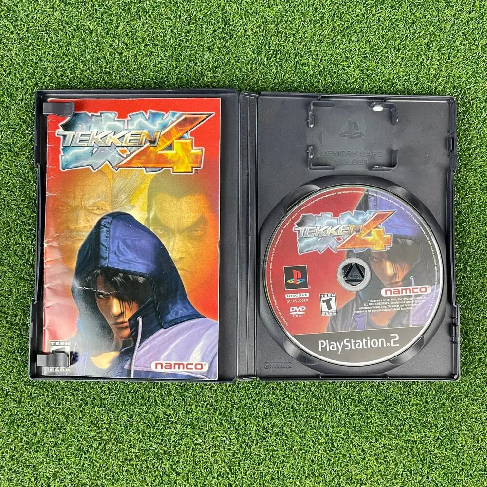 Tekken 4 Sony Playstation 2 2002 PS2 w/ Manual